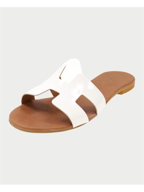 Vincent vega women's low sandals with rubber sole VINCENT VEGA | PQ106HDBIANCO